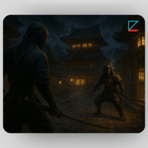 Shadow Duel – Samurai vs Ninja Mousepad