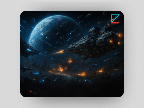 Orbital Onslaught – Space War Mousepad