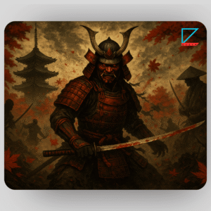 Crimson Ronin – Samurai Battle Mousepad