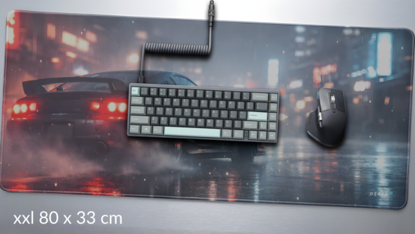 Midnight JDM Tokyo Rain Mousepad