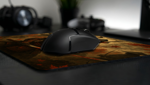 Crimson Oni Samurai Mousepad