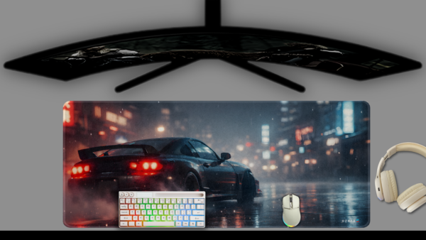 Midnight JDM Tokyo Rain Mousepad