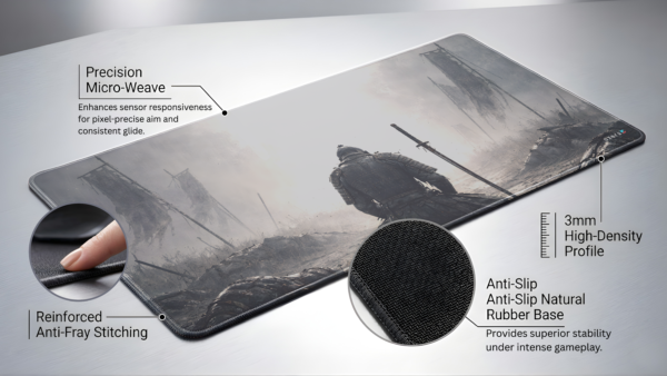 Fallen Warrior Battlefield Mousepad
