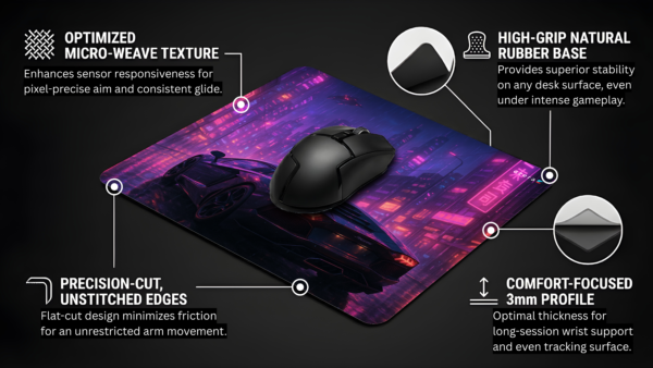 Rain Racer Cyber Drive Mousepad