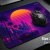 Synthwave Sunset Drive Mousepad