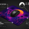 Synthwave Sunset Drive Mousepad
