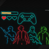 Neon Strike Tactical Gamer Mousepad