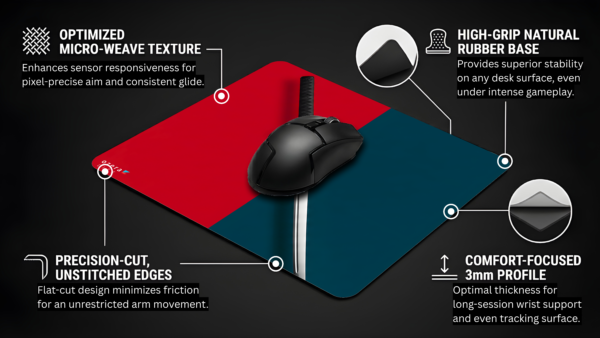Dual Edge – Ozera Lite Mousepad