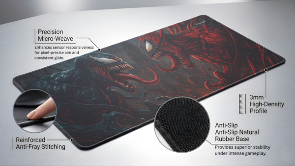 Symbiote Clash Limited Chaos Mousepad
